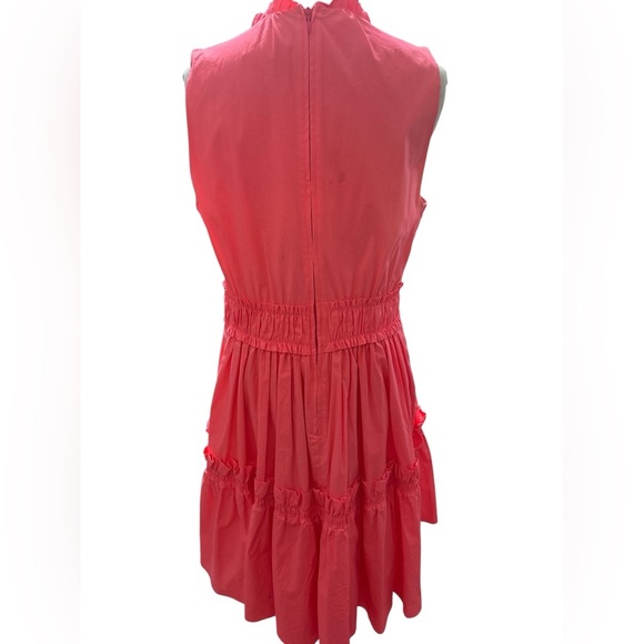 Lilly Pulitzer Elina Stretch Ruffle Dress in Coral Spritz - Picture 5 of 5